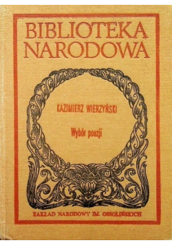 Wierzyński Wybór poezji