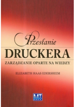 Przesłanie Druckera Zarządzanie oparte na wiedzy
