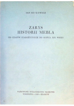 Zarys historii mebla