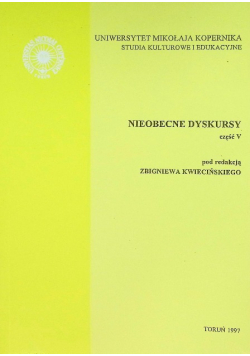 Nieobecne Dyskursy Część V