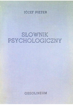 Słownik psychologiczny