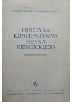 Fonetyka kontrastywna języka niemieckiego