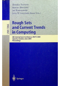 Rough Sets And Current Trends In Computing