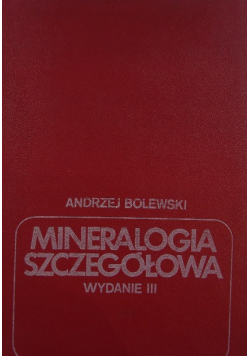 Mineralogia szczegółowa