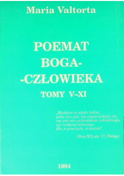 Poemat Boga człowieka Tom V - XI
