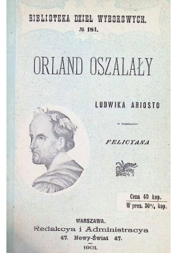 Orland Oszalały 1947 r.