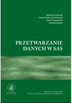 Przetwarzanie danych w SAS