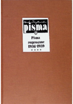 Pisma rozproszone 1932 - 1935