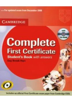 Complete First Certificate student's book