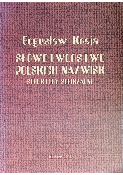 Słowotwórstwo polskich  nazwisk