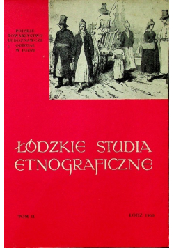 Łódzkie studia etnograficzne Tom II