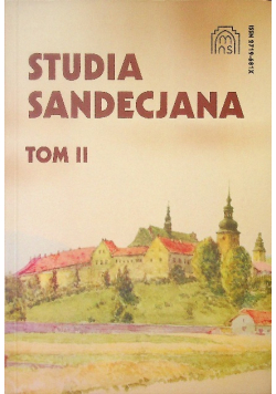 Studia sandecjana Tom II