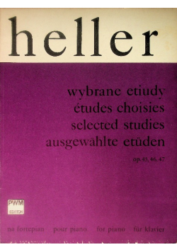 Wybrane etiudy op. 45, 46, 47 na fortepian