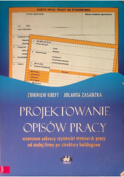 Projektowanie opisów pracy
