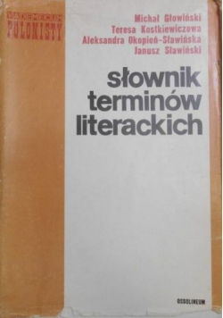 Słownik terminów literackich