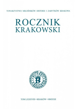 Rocznik Krakowski LXXXVIII