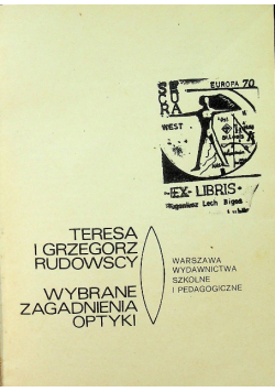 Wybrane zagadnienia optyki
