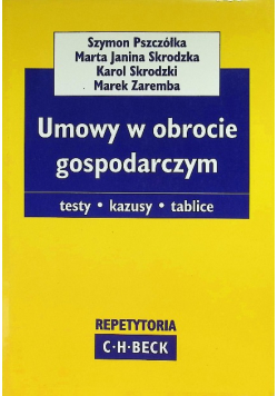 Umowy w obrocie gospodarczym