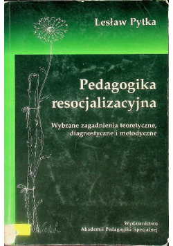Pedagogika resocjalizacyjna