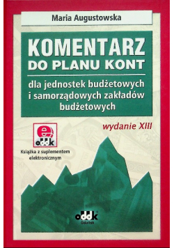 Komentarz do planu kont