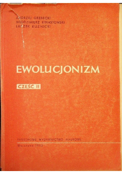 Ewolucjonizm część II