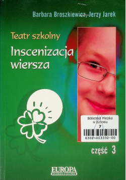 Teatr szkolny Inscenizacja wiersza Część 3