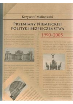 Przemiany niemieckiej polityki bezpieczeństwa