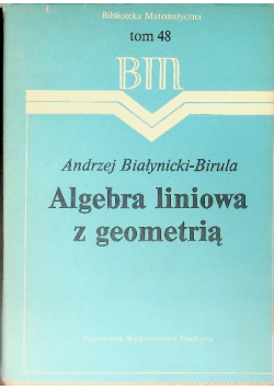 Algebra liniowa z geometrią