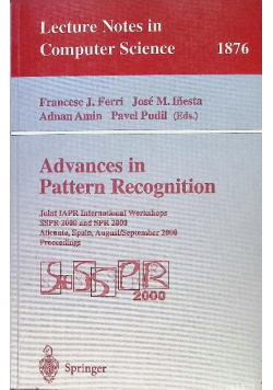 Advances in Pattern Recognition
