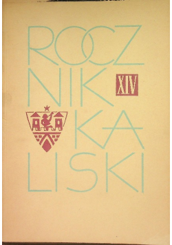 Rocznik Kaliski  Nr 1/81 Tom XIV