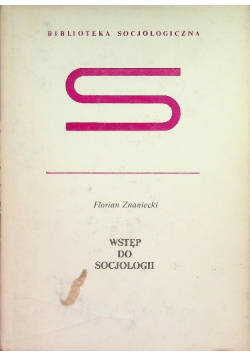 Wstęp do socjologii