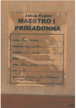 Maestro I Primadonna