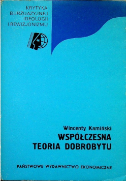 Współczesna teoria dobrobytu