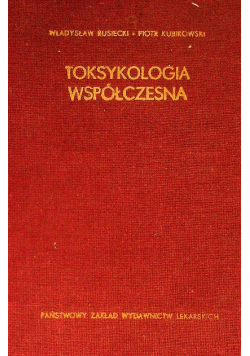 Toksykologia współczesna
