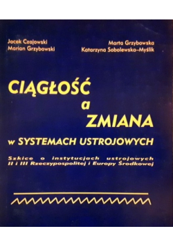 Ciągłość a zmiana w systemach ustrojowych