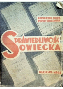Sprawiedliwość Sowiecka 1945 r.