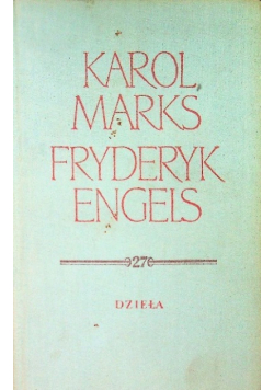 Marks Engels Dzieła Tom 27