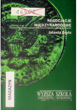 Negocjacje międzynarodowe