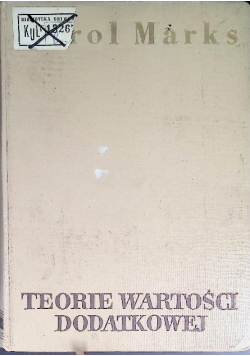 Teorie wartości dodatkowej