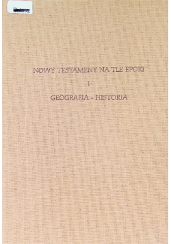 Nowy Testament na tle epoki
