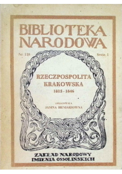 Rzeczpospolita Krakowska 1815 - 1846