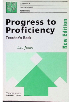 Progress to Proficiency Teacher's book