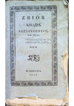 Tryumf Ewangielii albo pamiętniki Tom III 1830 r.
