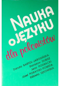 Nauka o Języku dla polonistów
