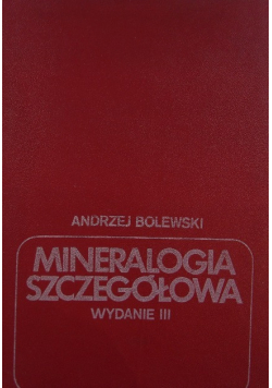 Mineralogia szczegółowa