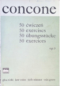 50 ćwiczeń na głos średni z fortepianem