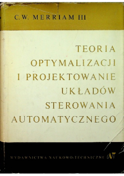 Teoria Optymalizacji i Projektowanie Układów Sterowania Automatycznego