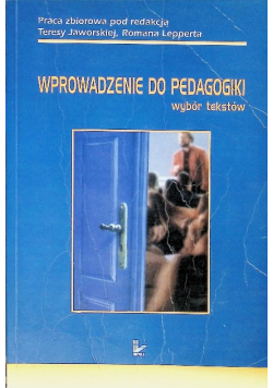 Wprowadzenie do pedagogiki