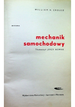 Mechanik samochodowy