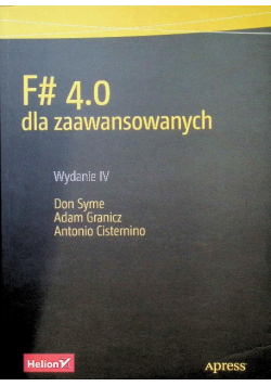 F# 4.0 dla zaawansowanych
